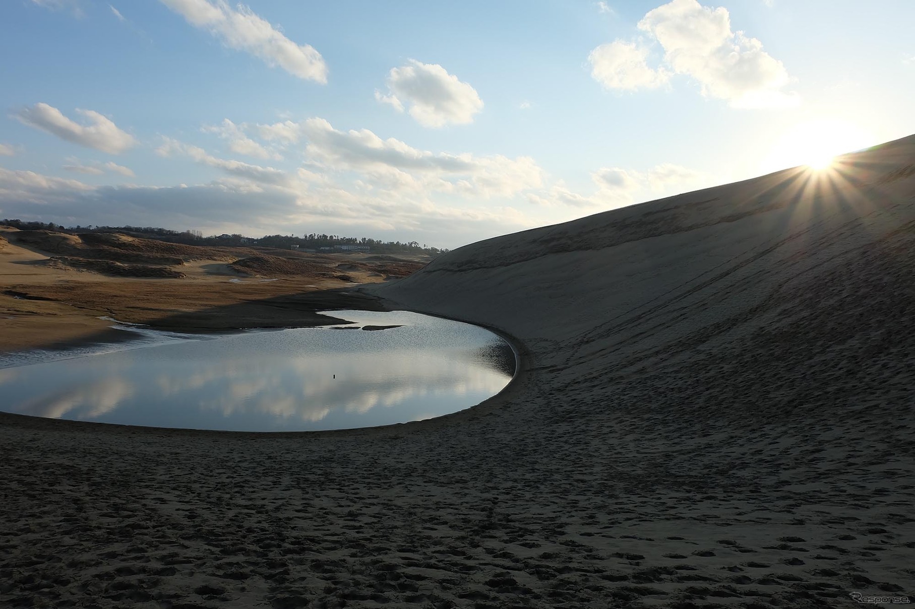 鳥取砂丘の潮だまり。
