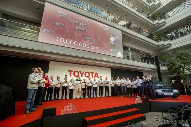 トヨタの欧州累計生産が1000万台に到達