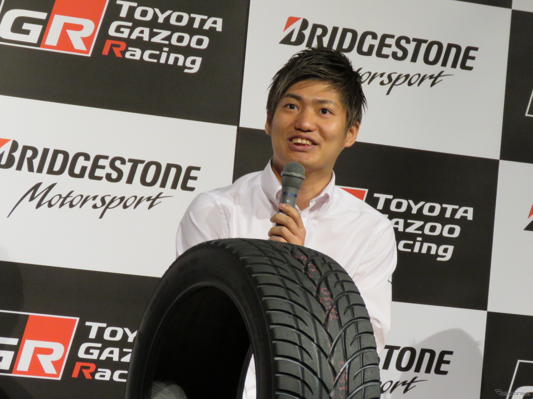 ブリヂストンとともにニュル24時間に参戦する、トヨタGAZOOレーシングの大嶋和也。