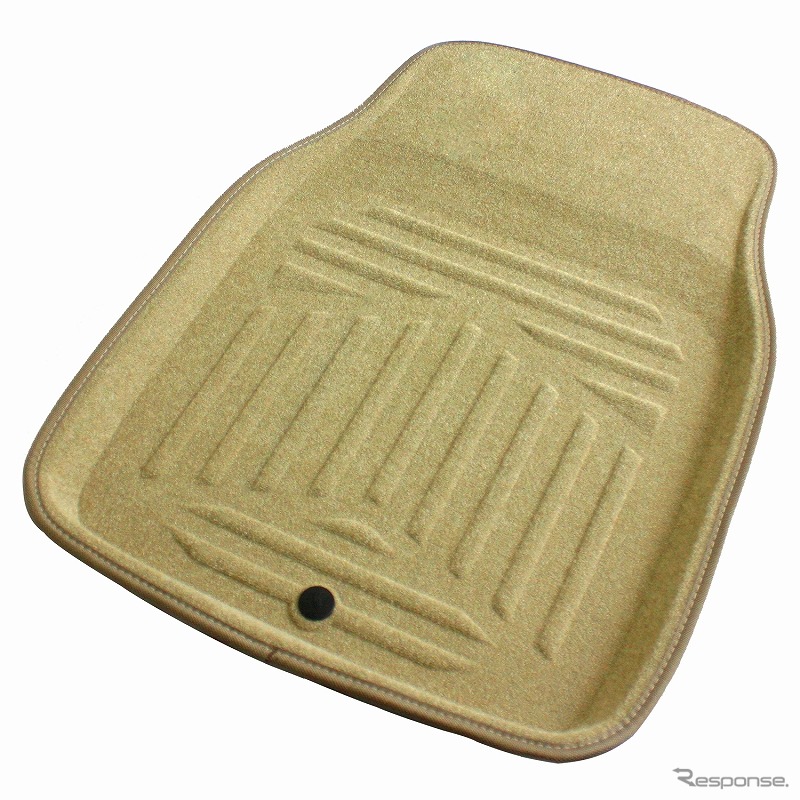 AQ.立体形状のインテリアマット 前席用 Mサイズ