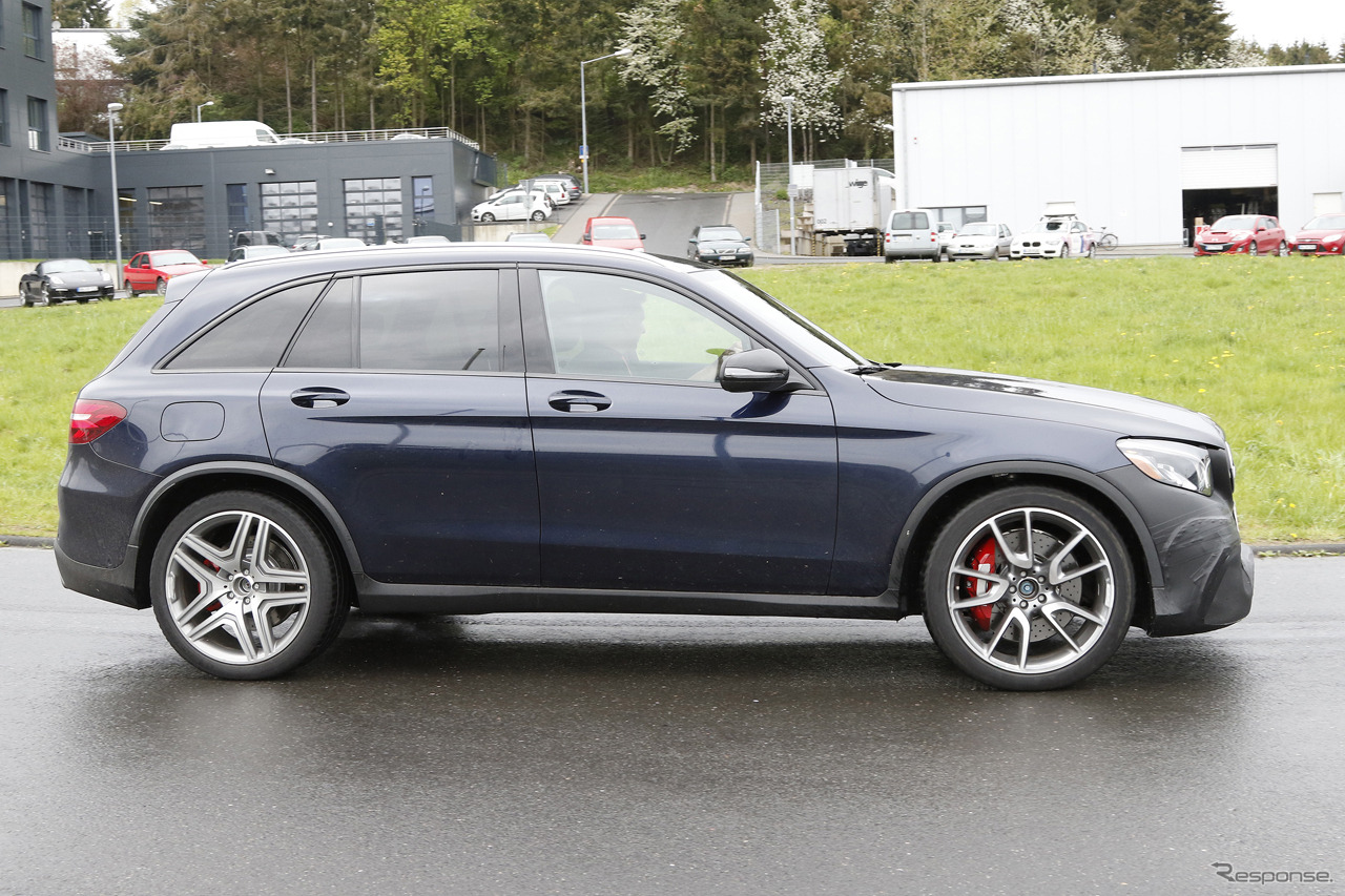 メルセデスAMG GLC63 スクープ写真