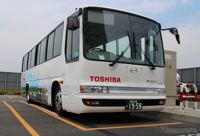 今回実証走行を行うEVバス