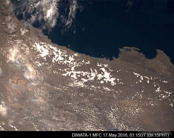 DIWATA-1搭載広視野カラーカメラ（MFC）により撮影されたフィリピン・ルソン島のイサベラ州地域の画像