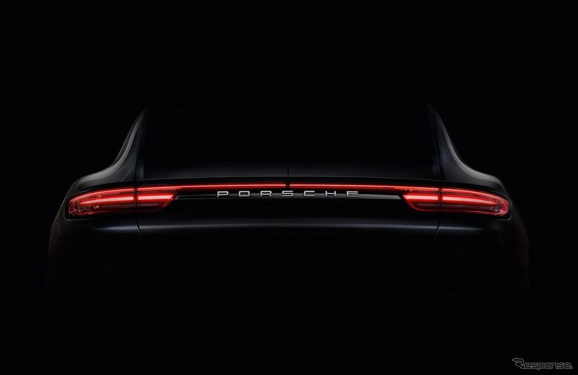ポルシェ パナメーラ 次期型の予告イメージ
