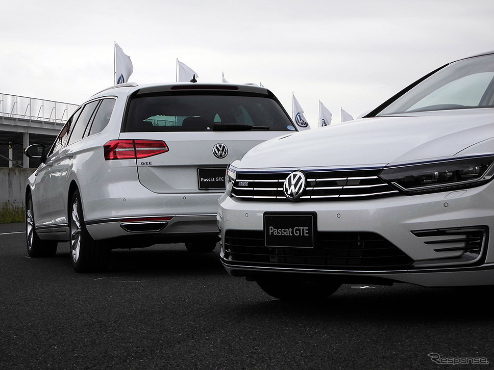 VW パサートGTE 発表・試乗会（千葉・袖ヶ浦フォレストレースウェイ、6月7日）