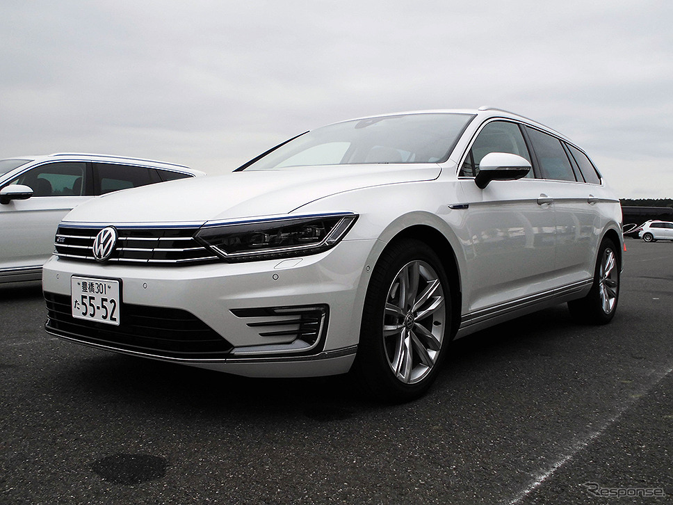 VW パサートGTE 発表・試乗会（千葉・袖ヶ浦フォレストレースウェイ、6月7日）