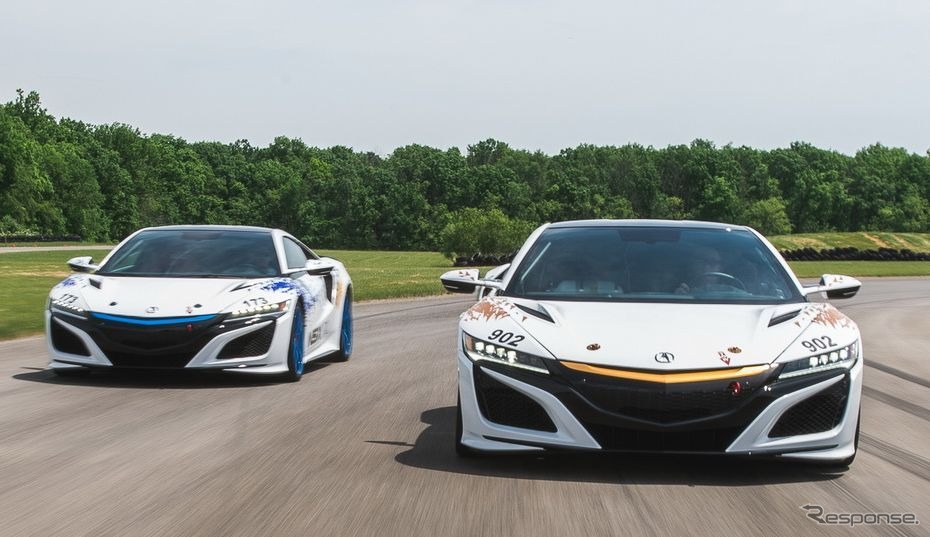 アキュラ（ホンダ）NSX 新型のパイクスピーク国際ヒルクライム参戦車両（参考画像）