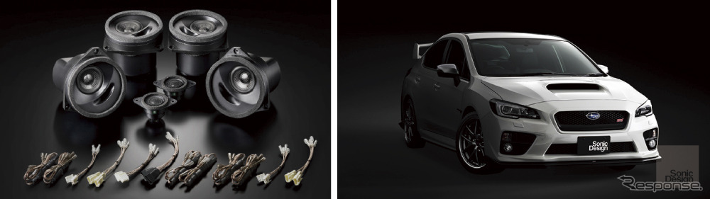 SonicPLUS ハイグレードモデル「SFR-S01M」とデモカー「スバル WRX STI」