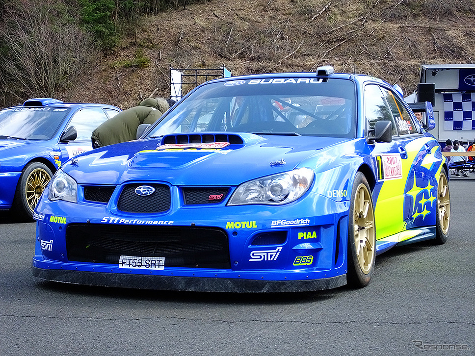 インプレッサWRC2006［2006－2007年］（3月27日、スバルファンミーティング、栃木県佐野市・スバル研究実験センター）
