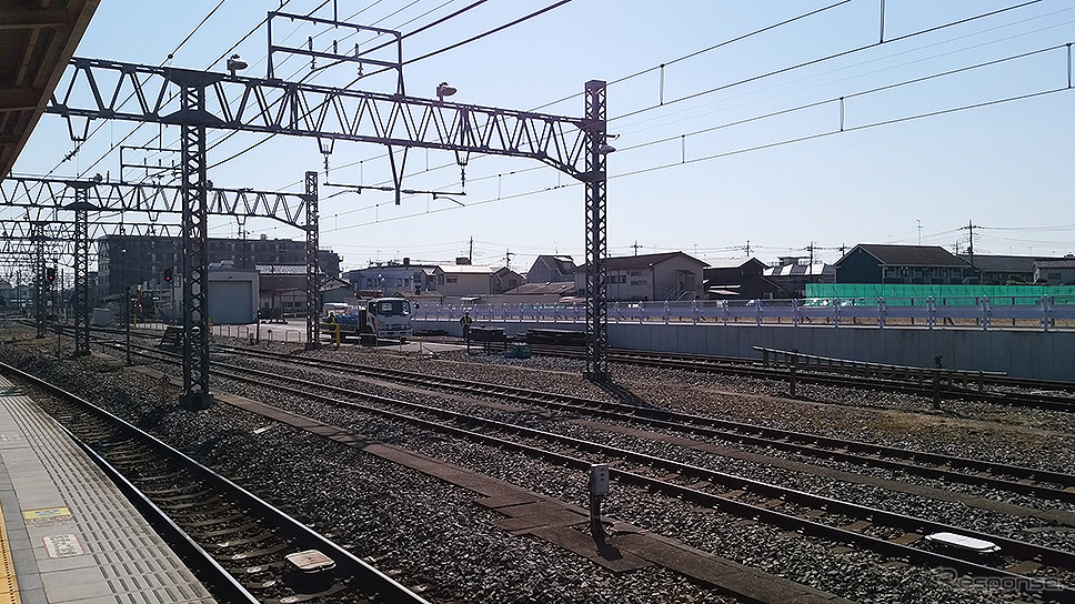 東武動物公園駅の西側に広がる杉戸工場跡地