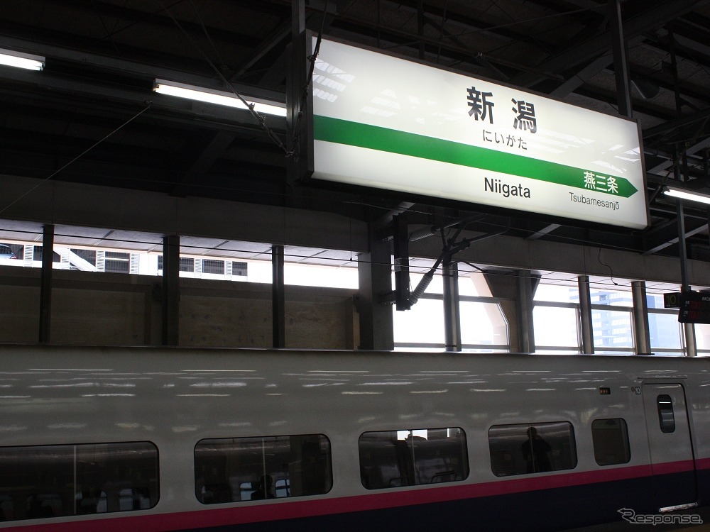 枝豆の販売期間は7月から9月まで。新潟駅を14時19分～18時12分に発車する上り東京行き9本で販売する。
