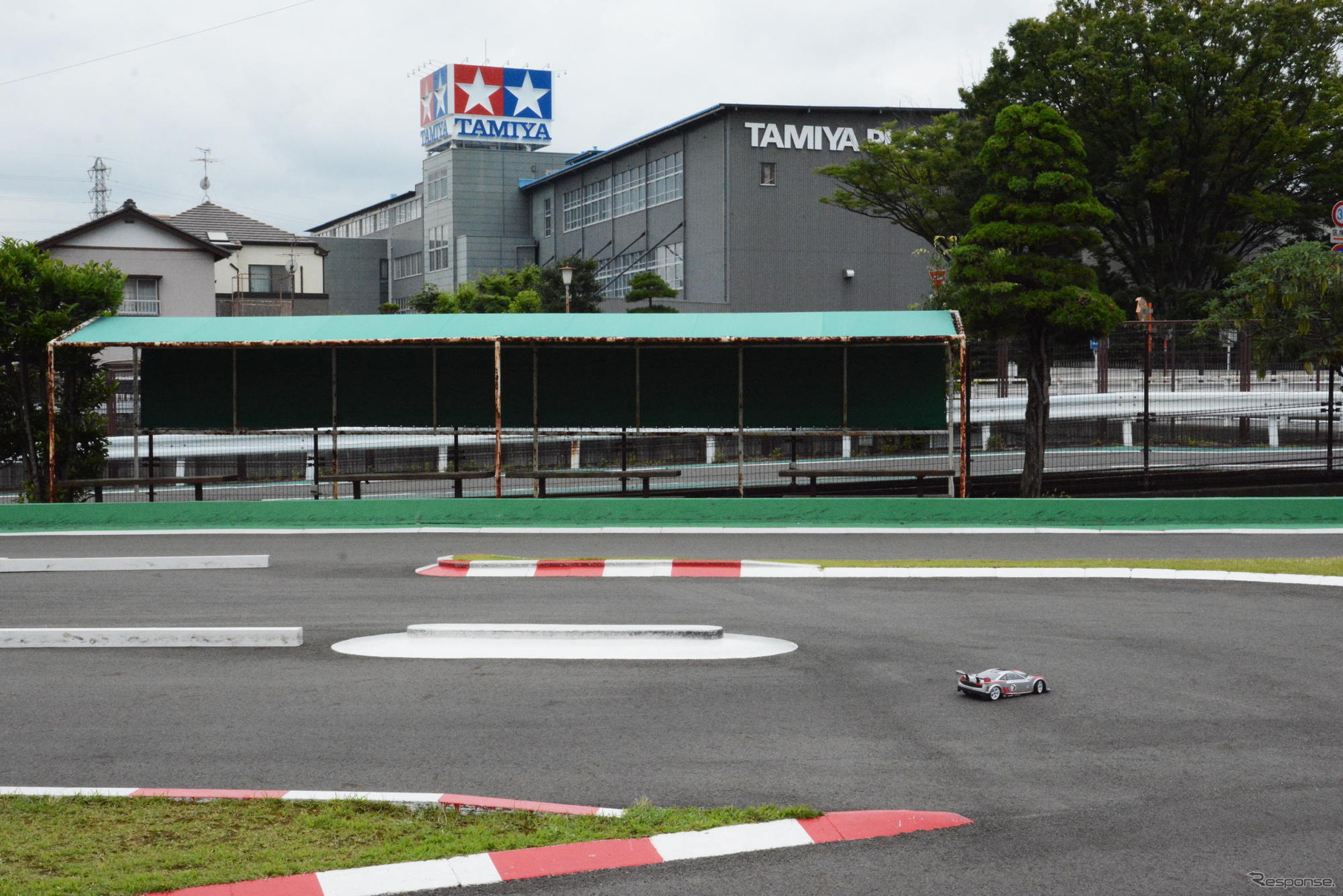 試走会場となったタミヤサーキット