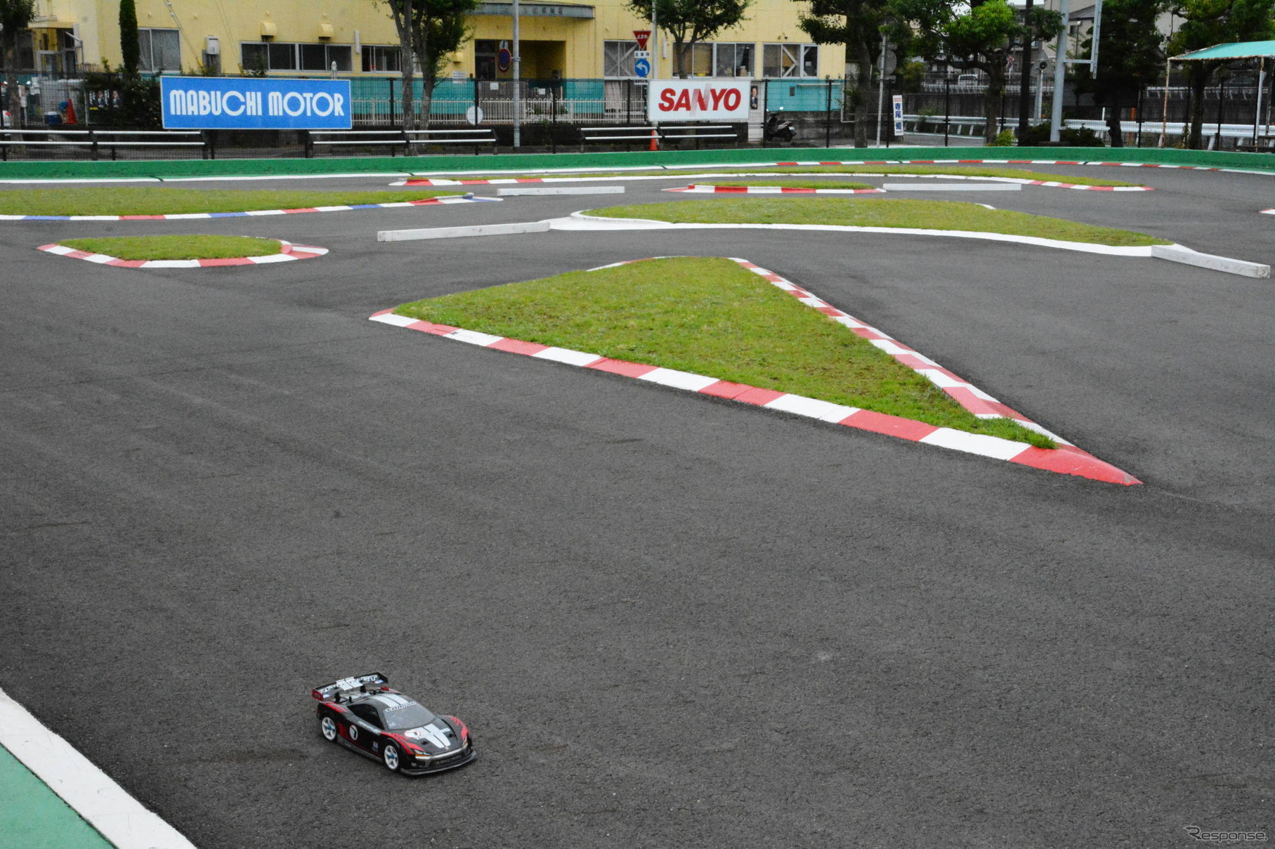 試走会場となったタミヤサーキット