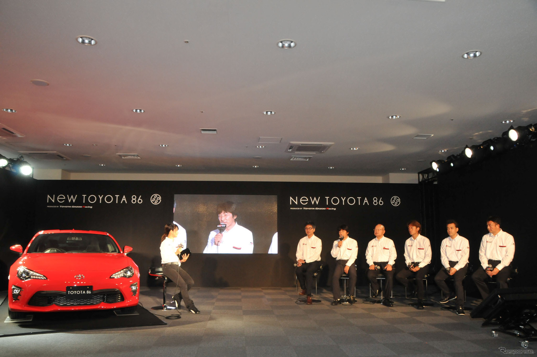 トヨタ 86 マイナーチェンジ発表会