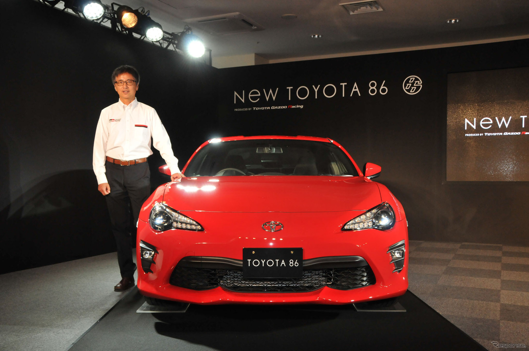 トヨタ 86 マイナーチェンジ発表会