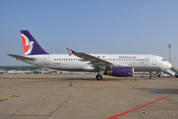 マカオ航空のエアバスA320