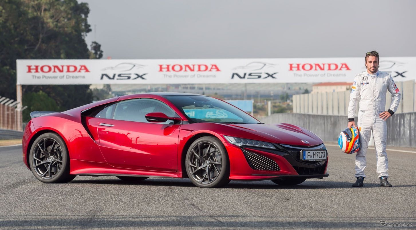 ホンダ NSX 新型とアロンソ選手