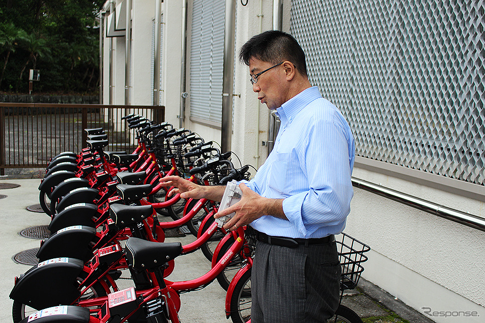 ドコモ・バイクシェア 坪谷寿一社長（八丈島 サイクルシェアリング）