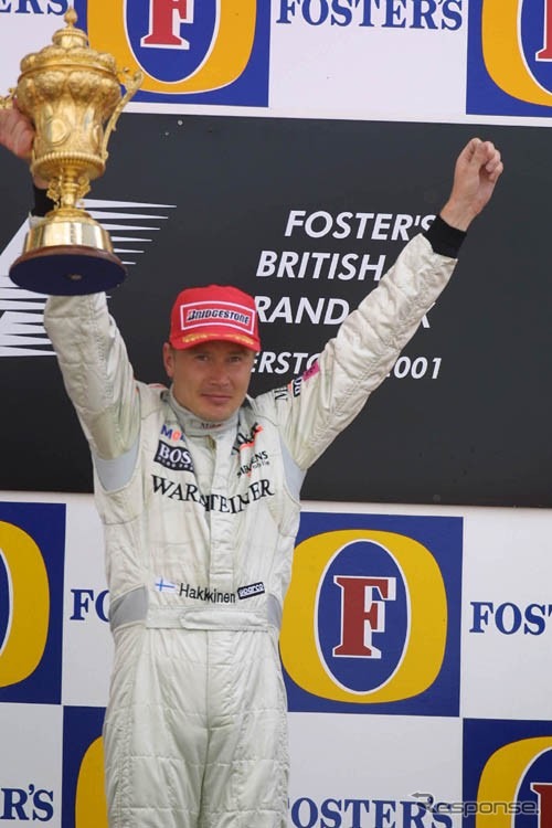 【F1イギリスGPリザルト】引退説ハッキネン、今季初優勝!!