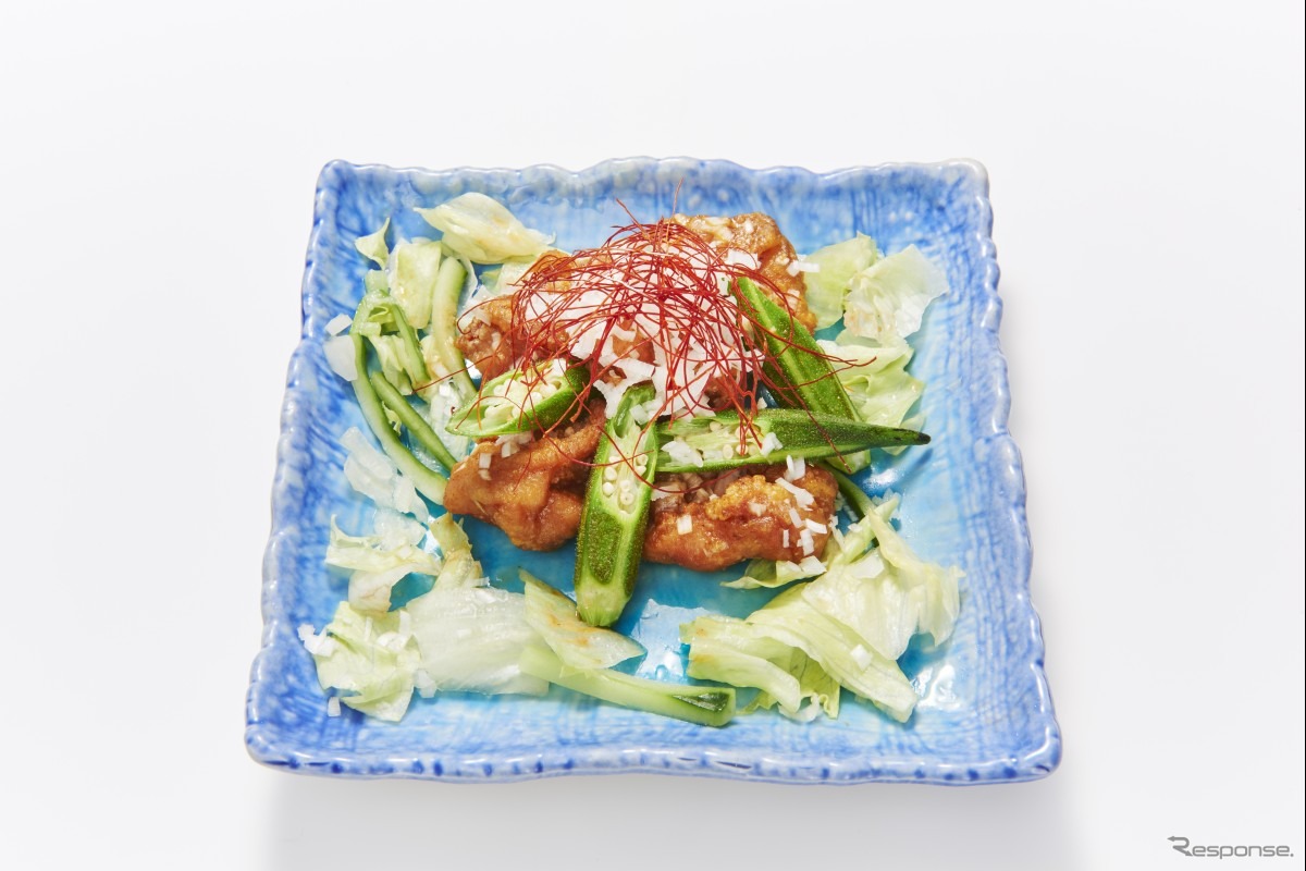 22　地鶏のピリ辛唐揚げ（噺屋）