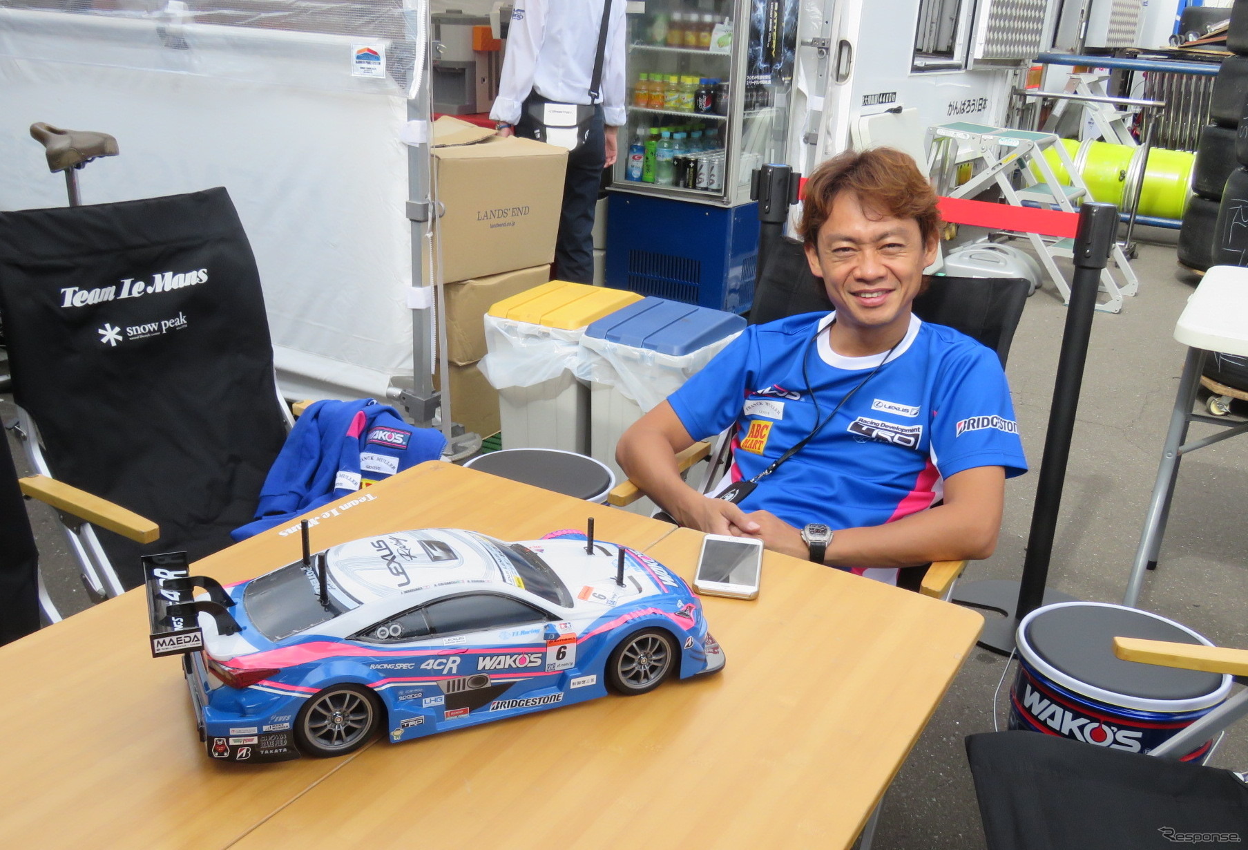 #6 RC Fの脇阪寿一監督。