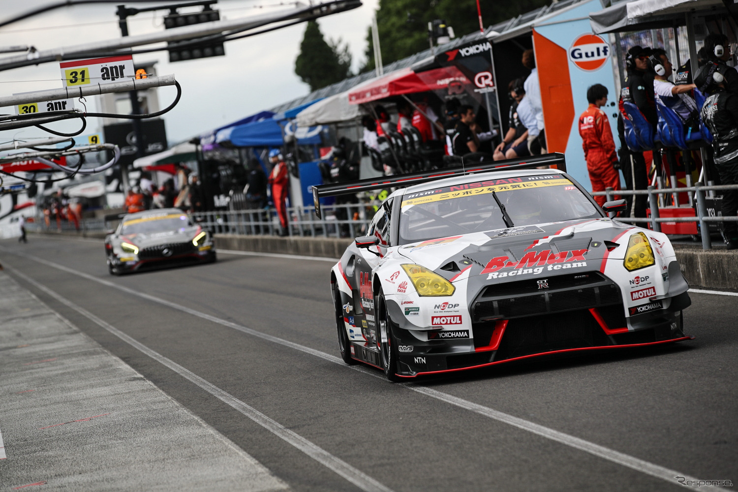 GT300クラス予選21位の#3 GT-R。