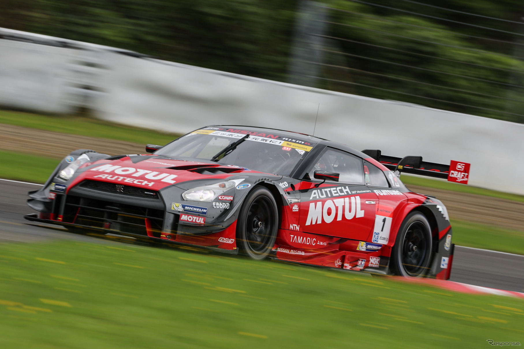 決勝9位の#1 GT-R。