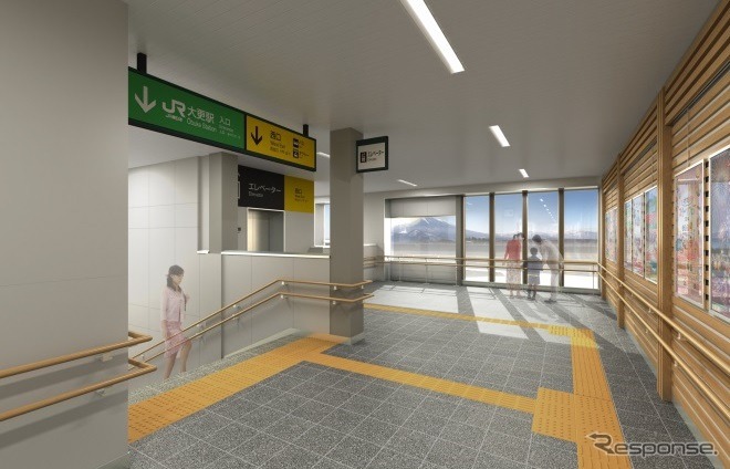 2階エントランスホールのイメージ。