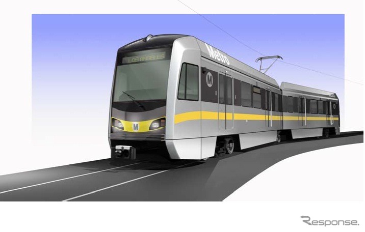 近畿車輛がロサンゼルス都市交通局から受注した新型都市交通電車（イメージ）