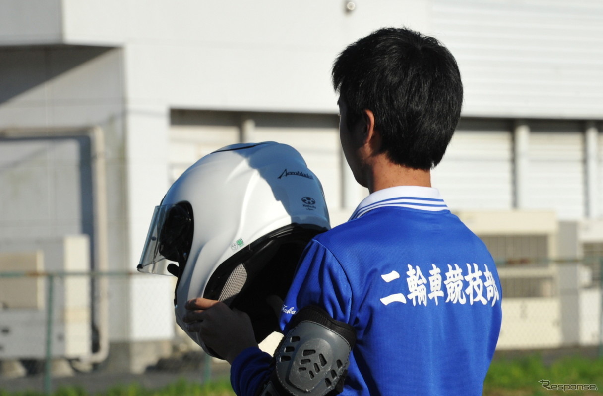 二輪車安全運転全国大会に今年も出場する熊本県立矢部高校「二輪車競技部」