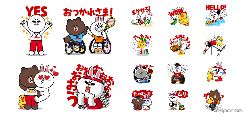 TOYOTA×LINE FRIENDS