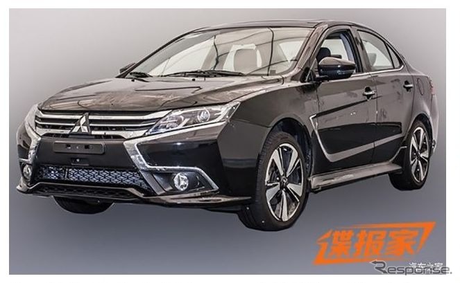 改良新型三菱ランサーをスクープした中国『汽車之家』