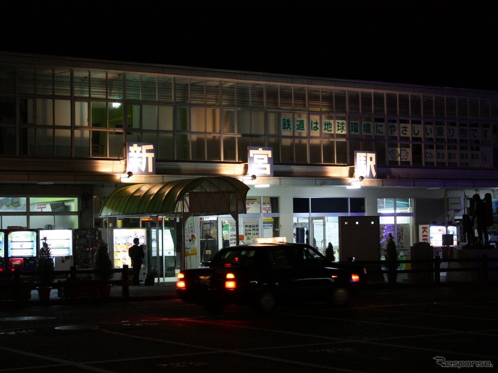 きのくに線の新宮駅。同駅に乗り入れている奈良交通のバスを除いてICOCAは利用できないが、12月からは新宮駅から列車に乗る場合も利用できるようになる。