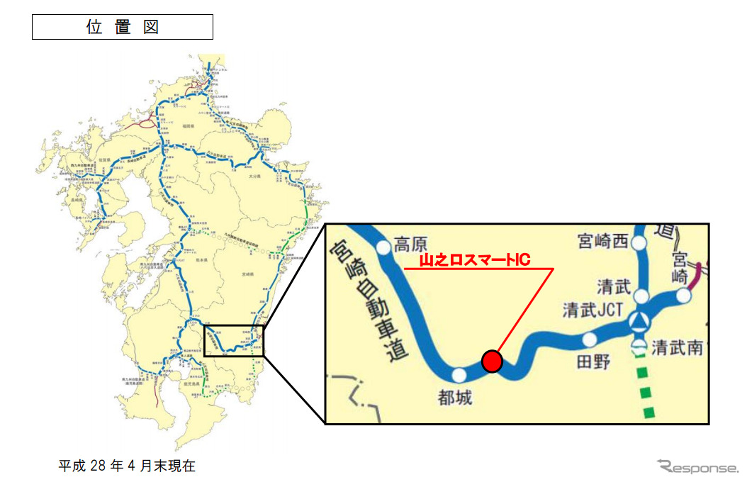 宮崎自動車道 山之口スマートIC