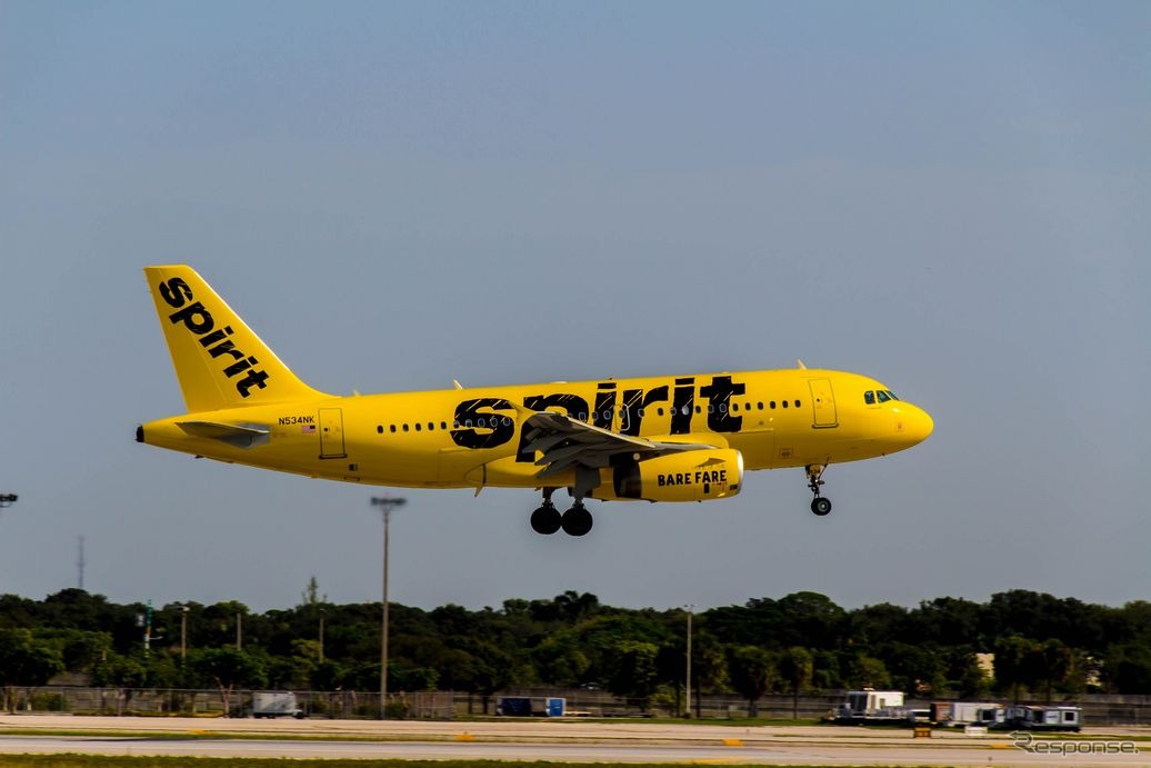 スピリット航空のエアバスA319型機