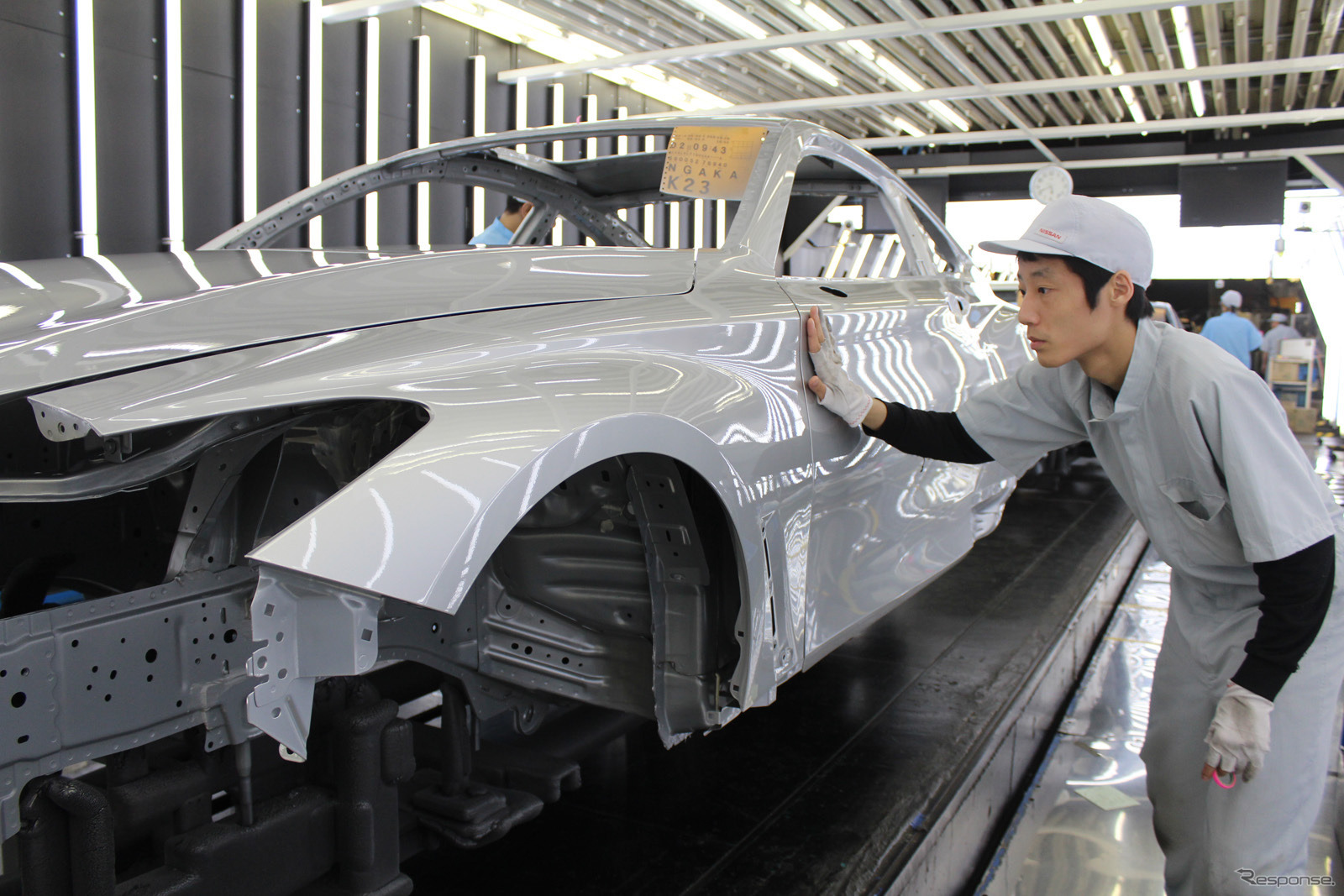 インフィニティ Q60 を生産する日産栃木工場