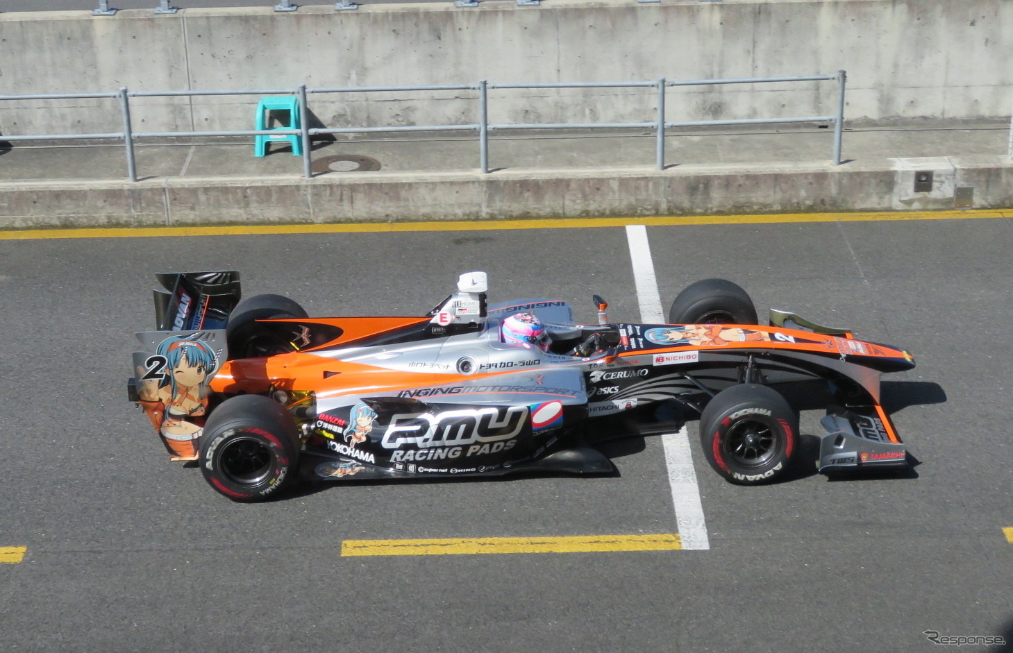 決勝4位の#2 国本。