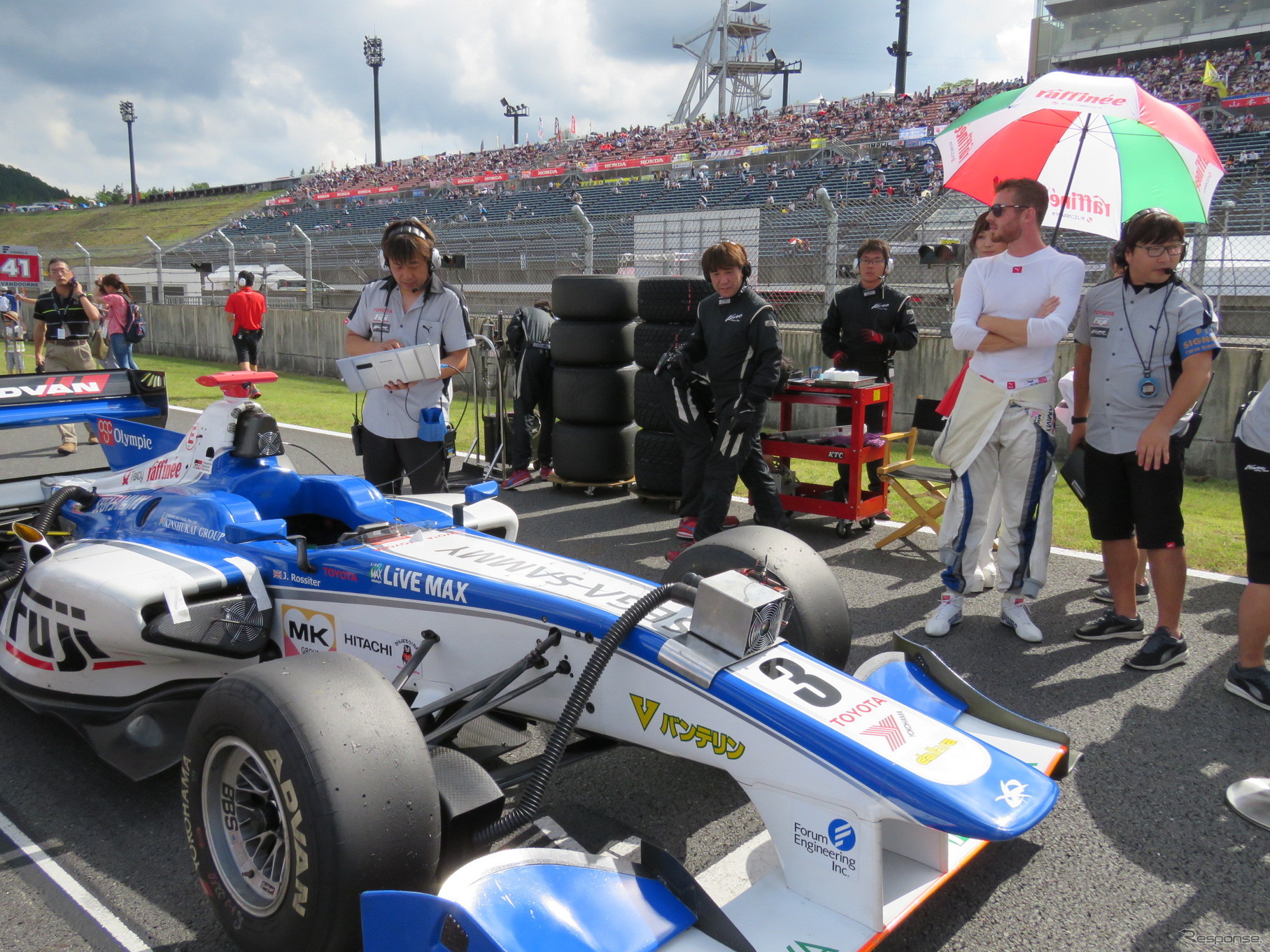 決勝5位の#3 ロシター。