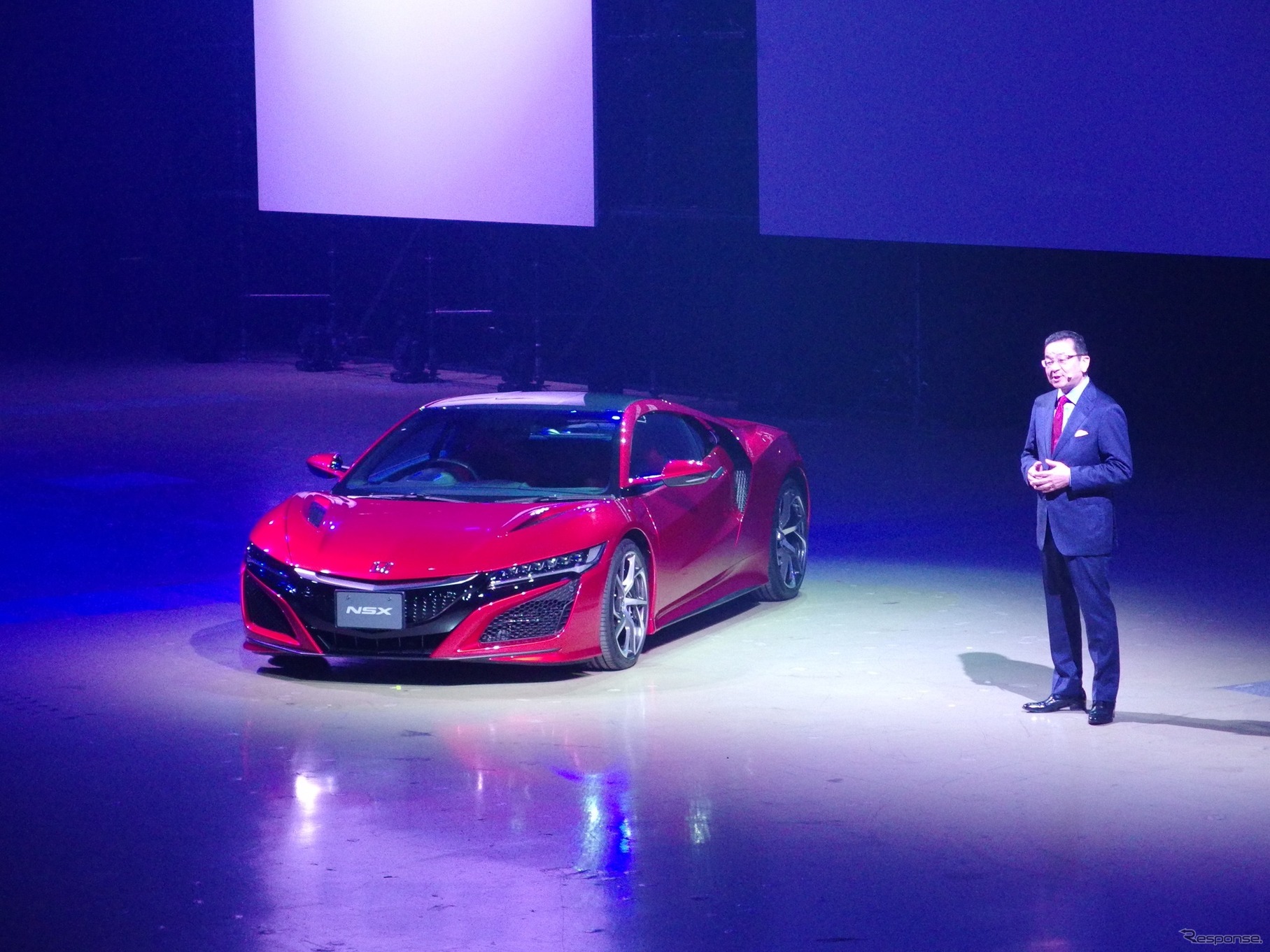 ホンダ NSX 新型発表（八郷社長）