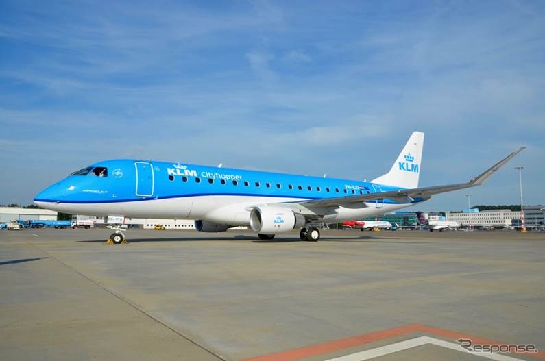 KLMオランダ航空のエンブラエルE175