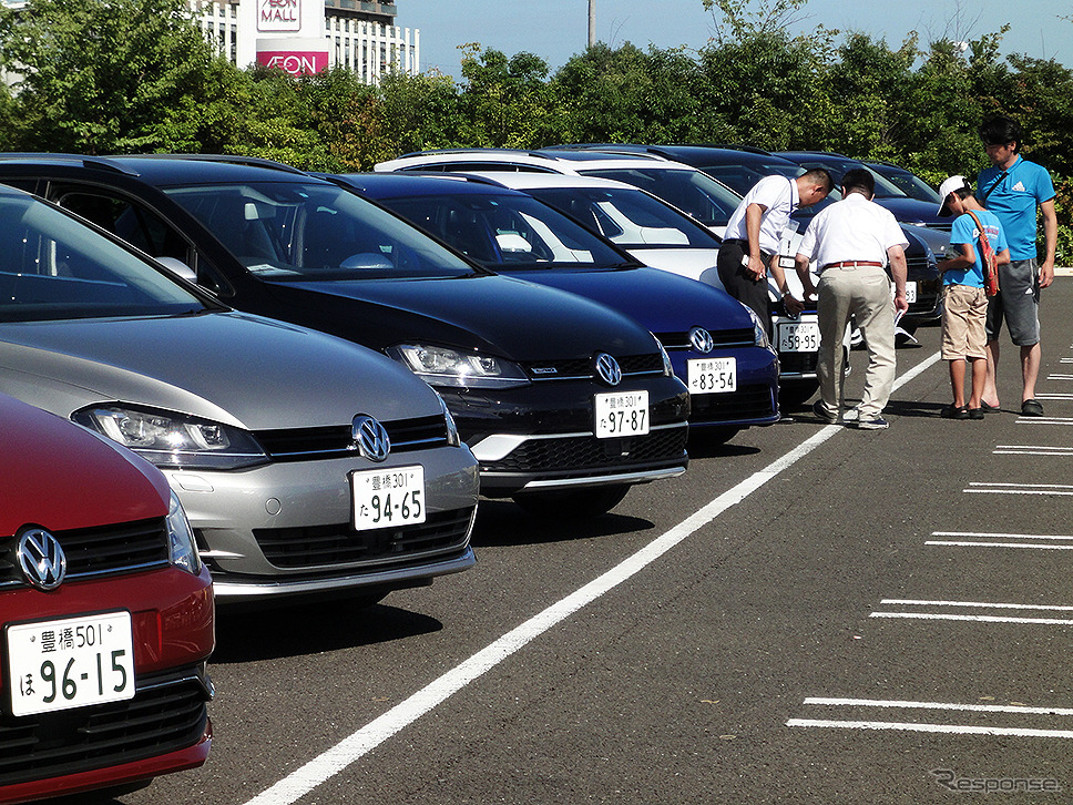 体験試乗キャンペーン「Try! Try! Try! Volkswagen」（宮城・イオンモール名取、9月3日のようす）