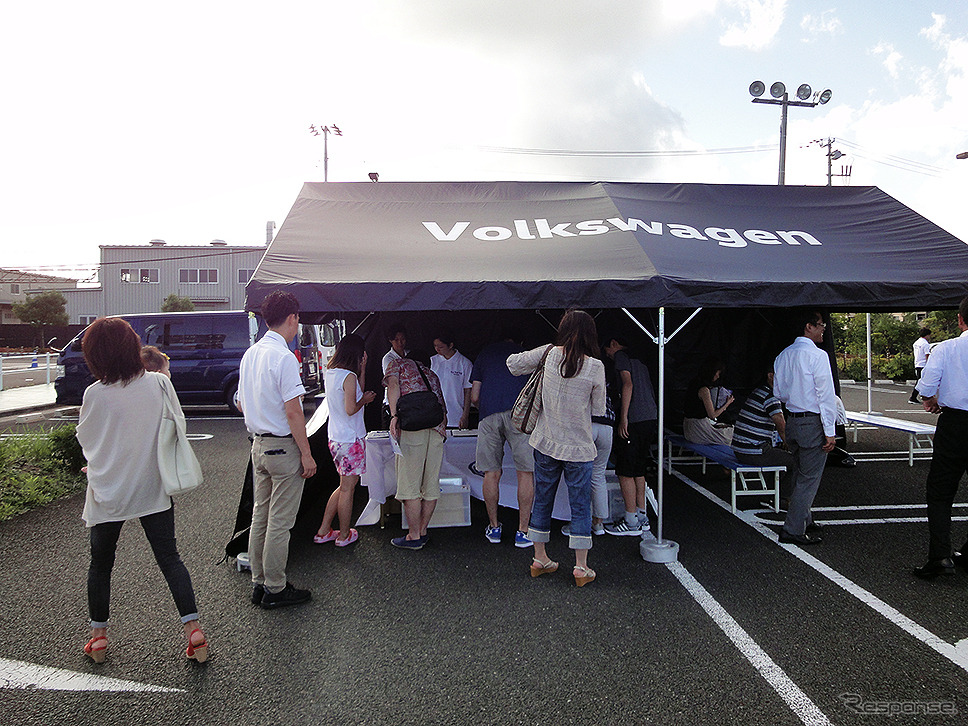 体験試乗キャンペーン「Try! Try! Try! Volkswagen」（宮城・イオンモール名取、9月3日のようす）