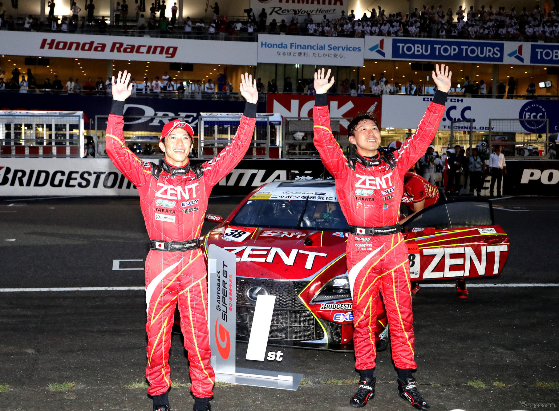 8月のSUPER GT第6戦「鈴鹿1000km」では立川&石浦が優勝。