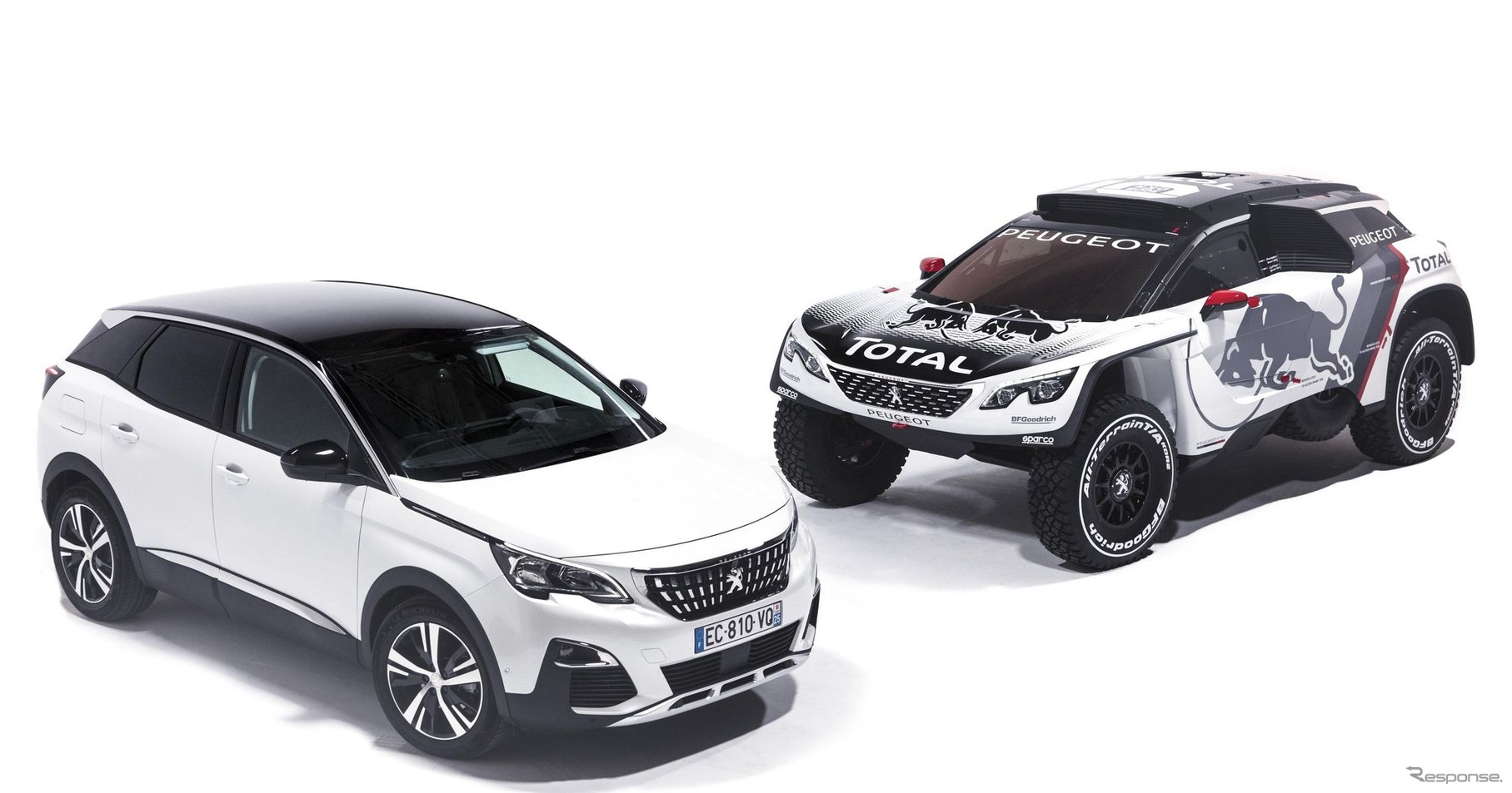 プジョー 3008 新型と 3008 DKR