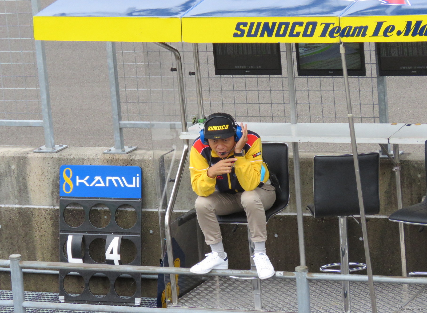 SF参戦中の「SUNOCO TEAM LEMANS」にヘッドコーチとして参画した脇阪寿一。