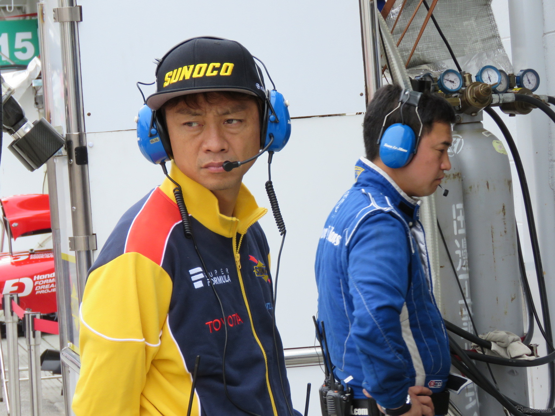 SF参戦中の「SUNOCO TEAM LEMANS」にヘッドコーチとして参画した脇阪寿一。