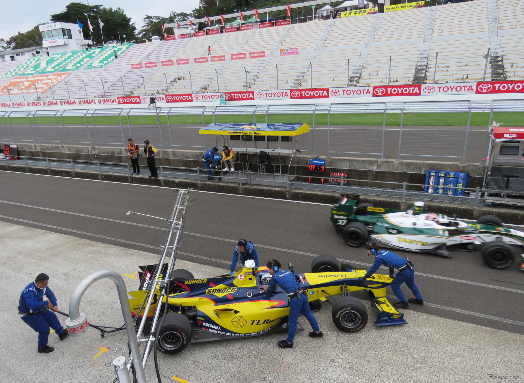 23日は予選前日の“金曜練習走行”がSUGOで実施された。