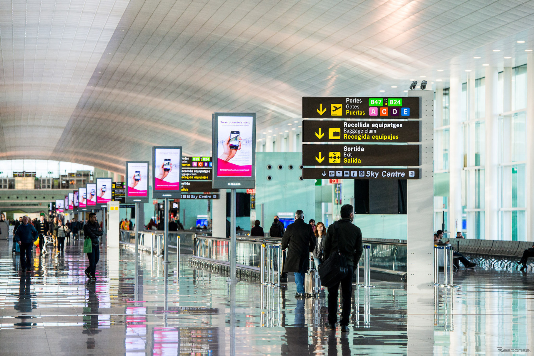バルセロナ空港　(c) Getty Images