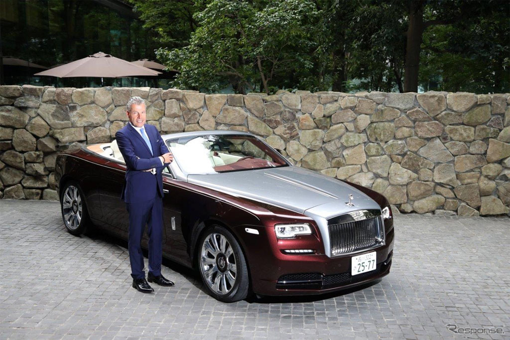 ロールス・ロイスのトルステン・ミュラー・エトヴェシュ社長とドーン