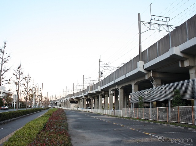 京葉線の高架橋